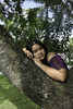 Girl in tree