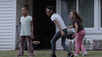 Three children playing